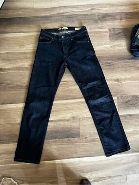 Versace Jeans Dark Wash Denim Straight Leg Pants